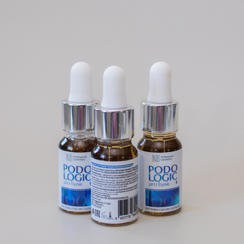 размягчитель для ногтей и боковых валиков (набор из 3 шт) 10 мл